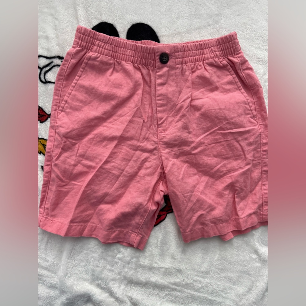 Boys Janie and Jack Coral Elastic Waist  Chino Shorts size 7